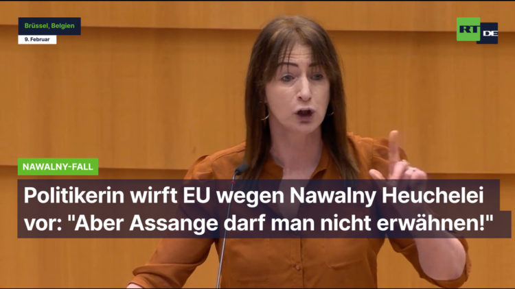 Wutrede von EU-Politikerin wegen Nawalny: "Aber Assange darf man nicht erwähnen!"