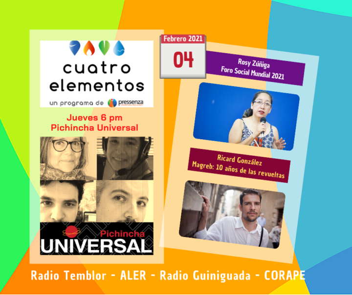 cuatro elementos radio foro social mundial magreb 2021