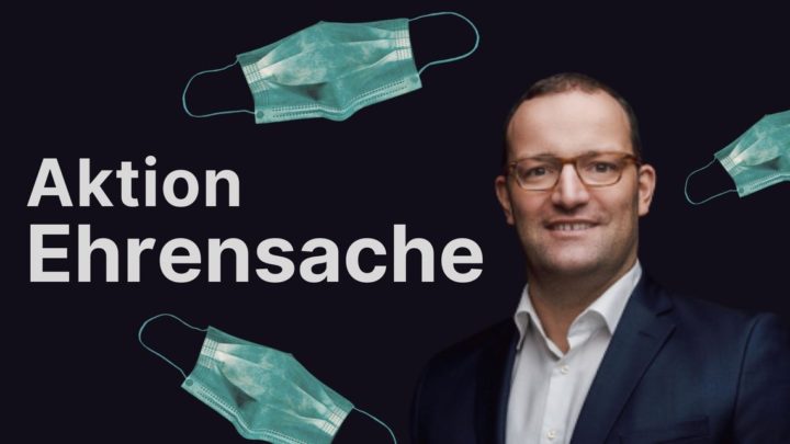 „Aktion Ehrensache": Spahns Maskenliste transparent machen