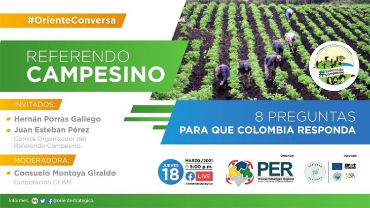 Buscan un Referéndum Campesino en Colombia