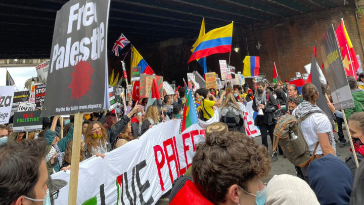 Pro-Palestinian March, London, May 22, 2021 (Credit: Ellen Allde)