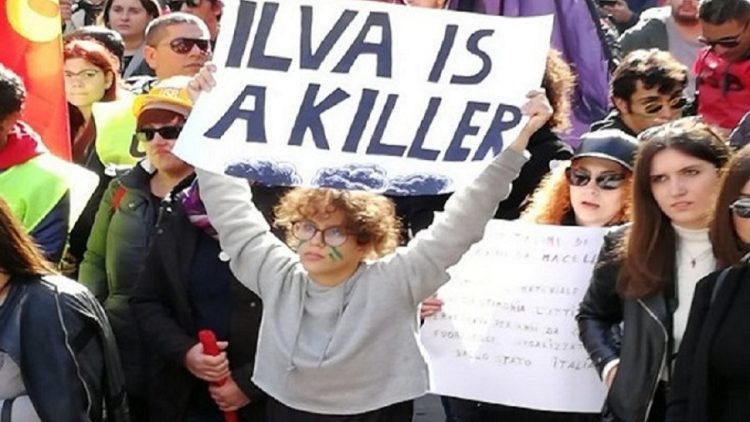 manifestazione studenti a Taranto, fonte PeaceLink