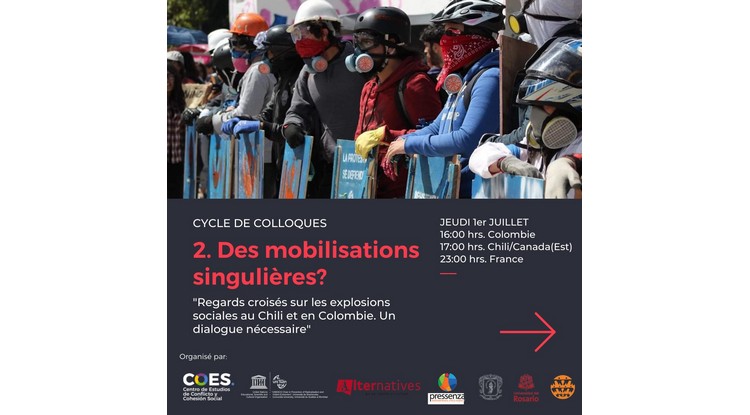 Deuxième colloque : Regards croisés sur les explosions sociales au Chili et en Colombie