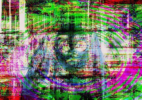 falla glitch art