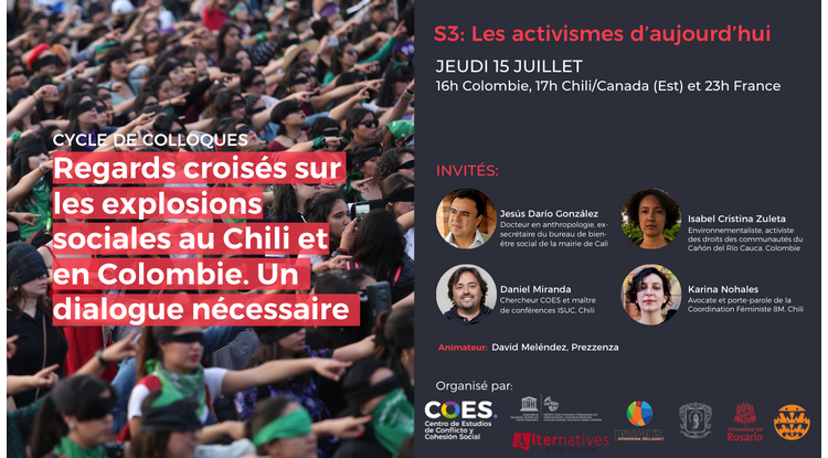 Troisième colloque : Regards croisés sur les explosions sociales au Chili et en Colombie