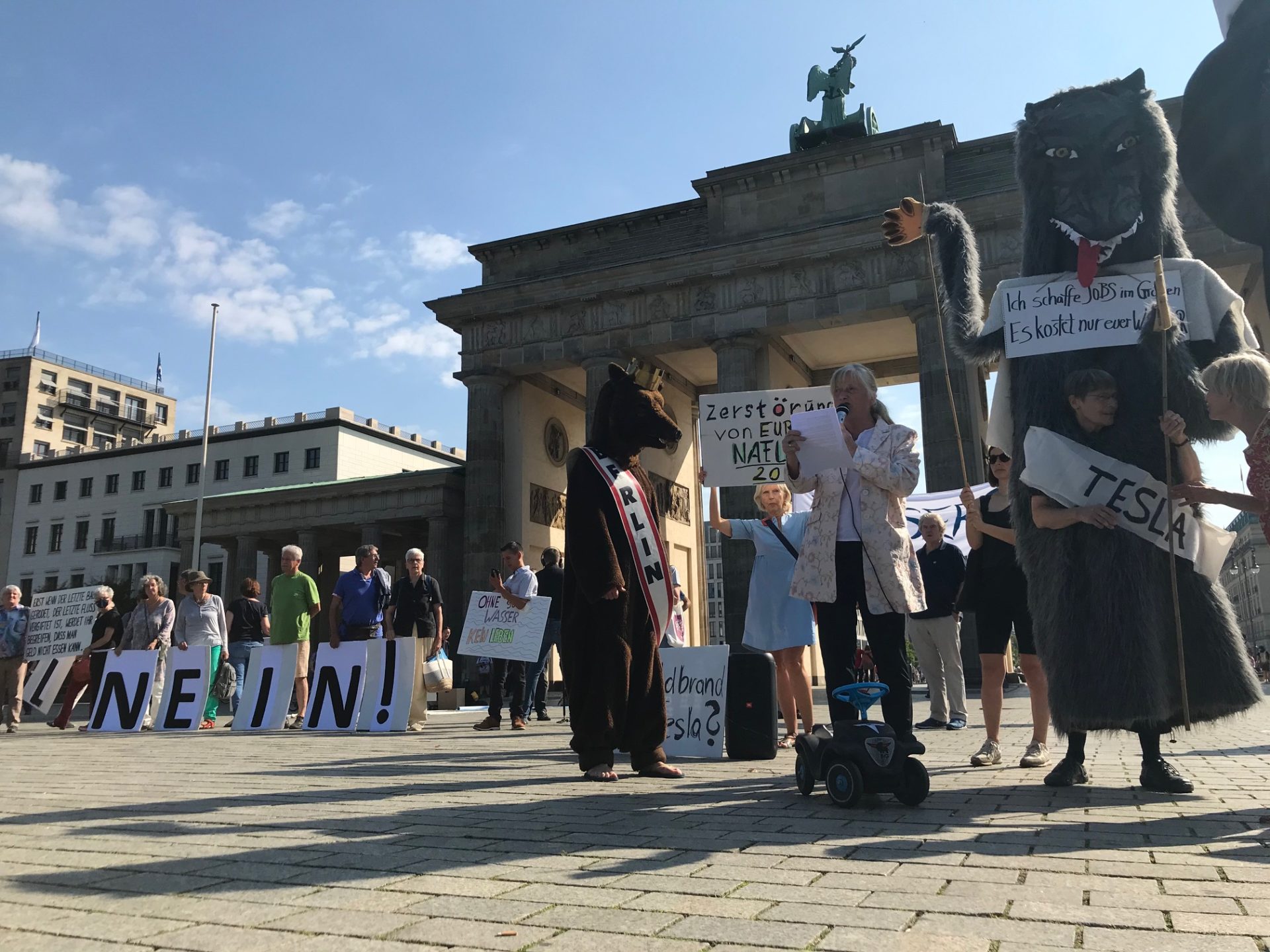 Wassertafel Berlin-Brandenburg sagt: TESLA, GOOD BYE!