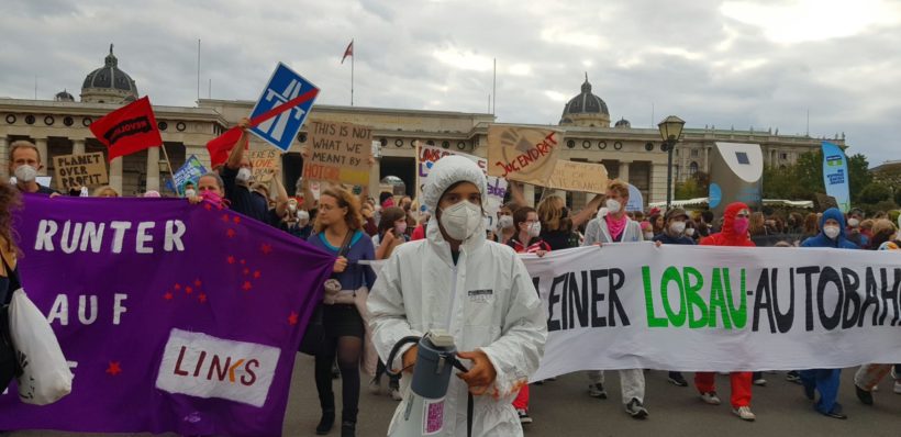 Klimastreik für eine soziale Verkehrspolitik