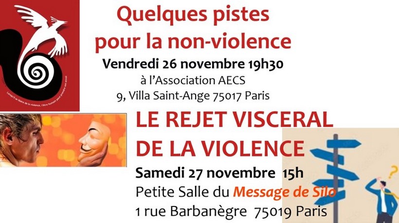 Ateliers : Quelques pistes pour la non-violence / Le rejet viscéral de la violence