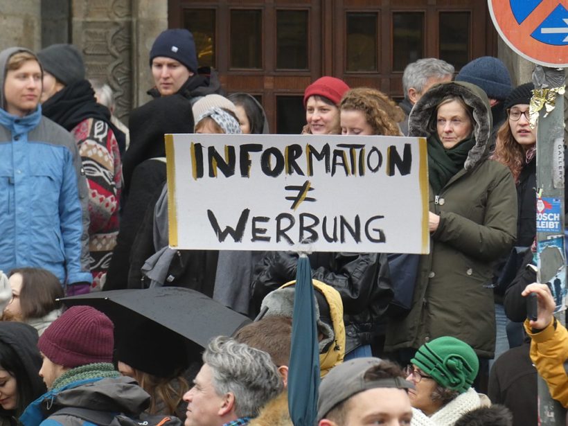 Demo für Abschaffung §219b StGB