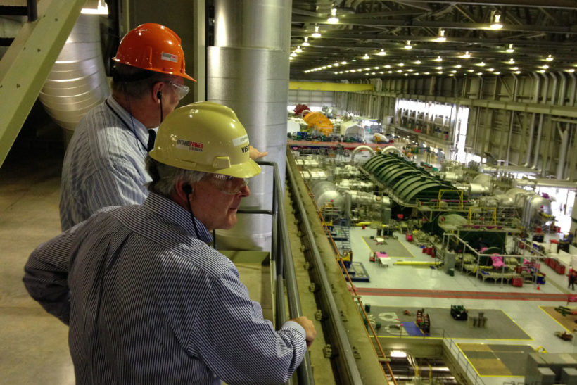 Inside Darlington nuclear power plant in Ontario, Canada,