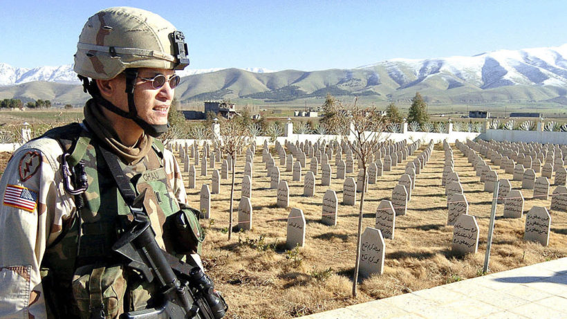 Halabja cemetery, final resting place of some of the victims of that attack of March 16, 1988.