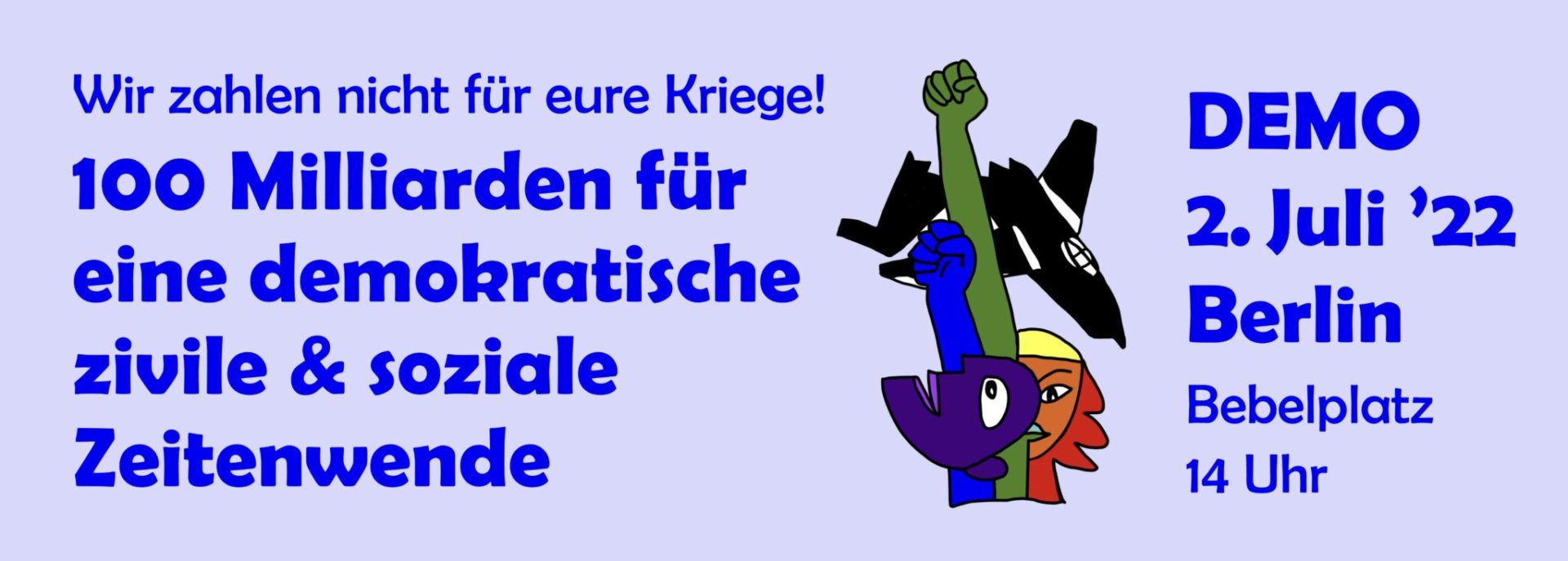 NEIN zur Aufrüstung – JA zur zivilen, solidarischen Entwicklung!