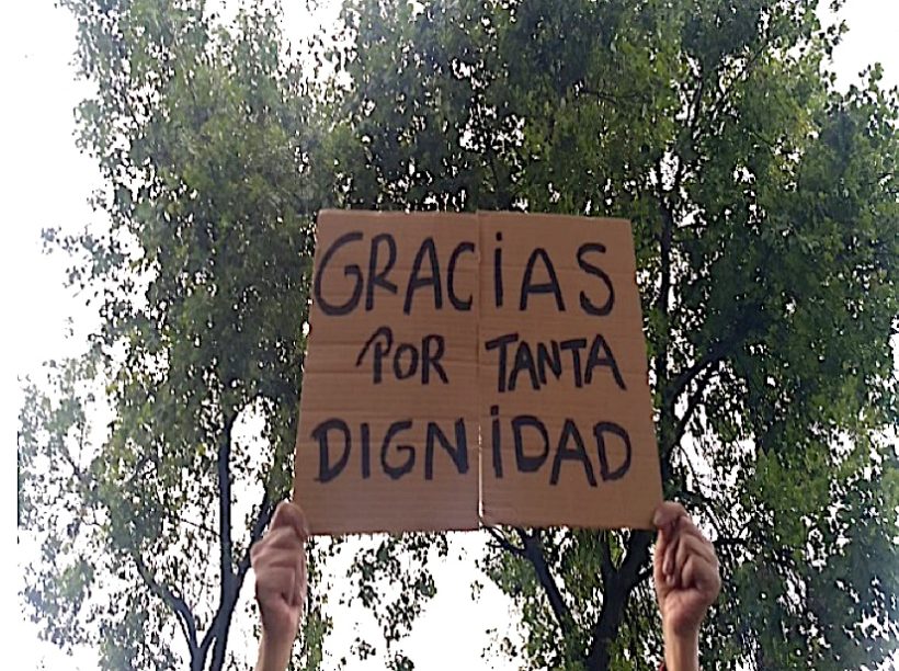 Gracias por tanta dignidad